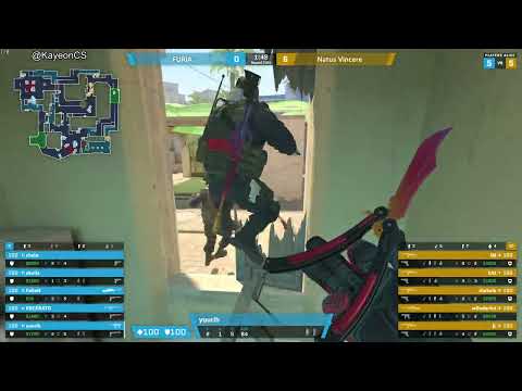 yuurih Demo ( 8-14 ) FURIA vs Natus Vincere ( MIRAGE ) POV | IEM Katowice 2025