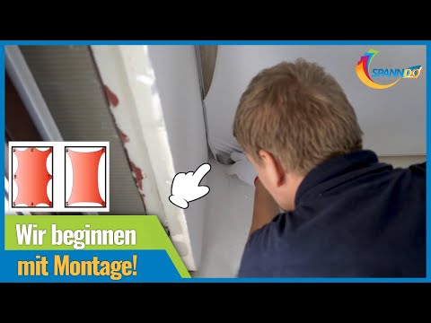 Vorbereitung für das Anbringen einer Spanndecke vor der Montage || Spanndo