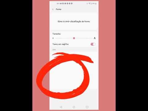 como mudar a letra do telefone LG k51 como meu