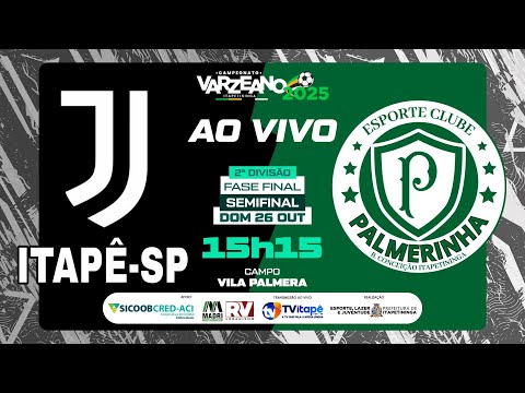 Juventus FC x Palmeirinha – Varzeano Itapetininga 2025 – SEMIFINAL - 2ª Divisão