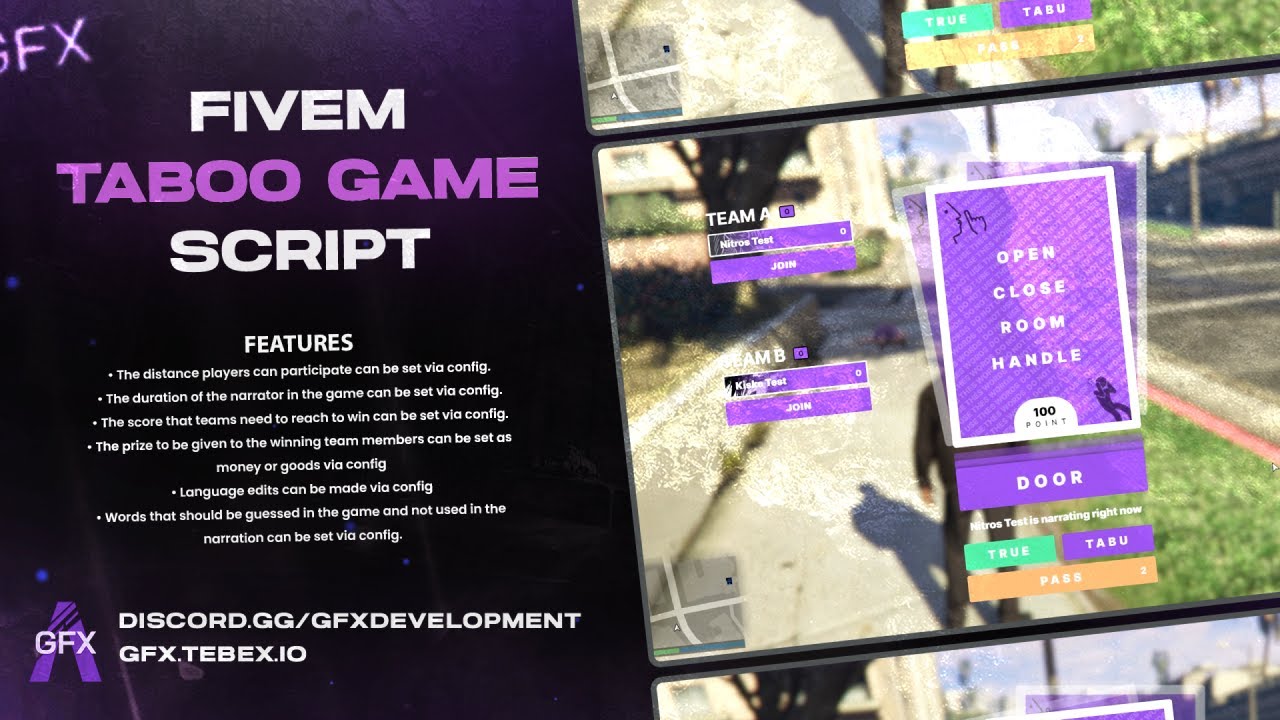 [PAID] GFX Taboo Game Script (A Great Social Activity For Your Players) thumbnail 2