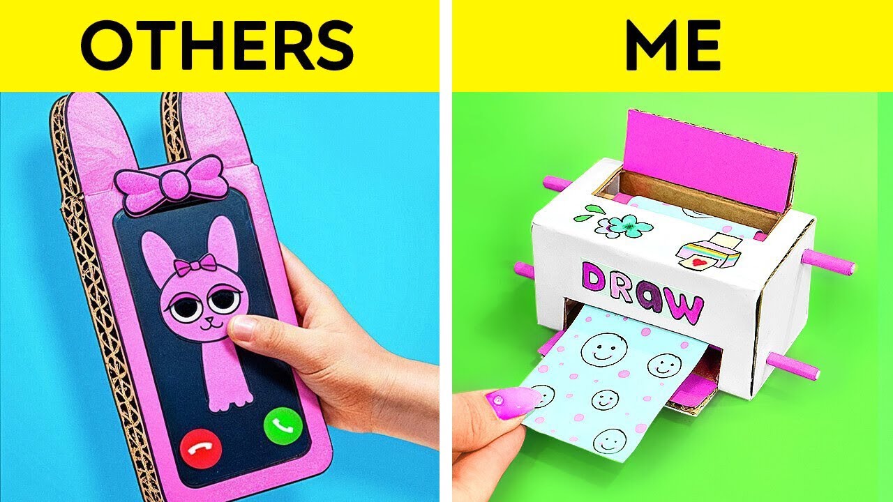 IDEIAS GENIAIS COM PAPELÃO || Truques Incríveis Para Melhorar Sua Vida por 123 GO SCHOOL