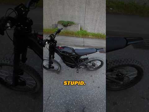 Calling this an “e-bike” might be a stretch.. #surron #eride