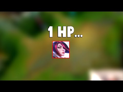 There's No Other Champ Who Can Survive This 1 HP Outplay...| Funny LoL Series #986