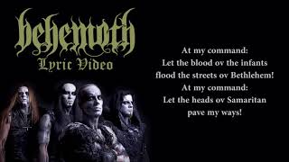 Behemoth - Shemhamforash (LYRICS / LYRIC VIDEO)