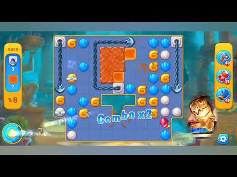 Fishdom 2022, no Boosters,   9869   level  -  прохождение без бустеров,   9869  уровень.