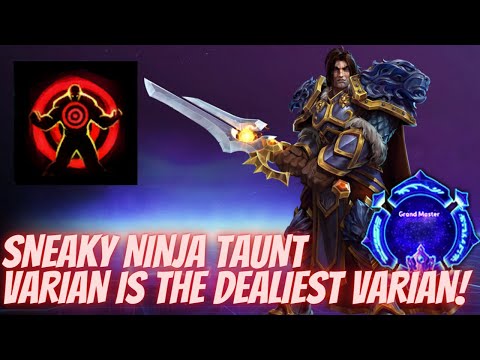 Varian Taunt - SNEAKY NINJA TAUNT VARIAN! - Grandmaster Storm League