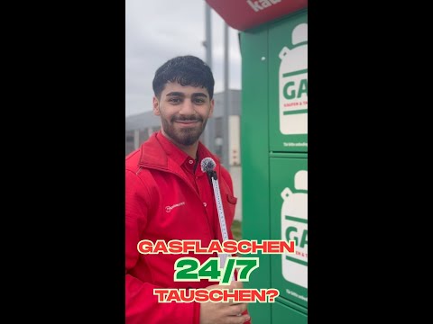 Dieses Video zeigt den gesamten Tauschprozess einer leeren gegen eine volle Gasflasche an unserem BZN-Gasflaschenautomaten.