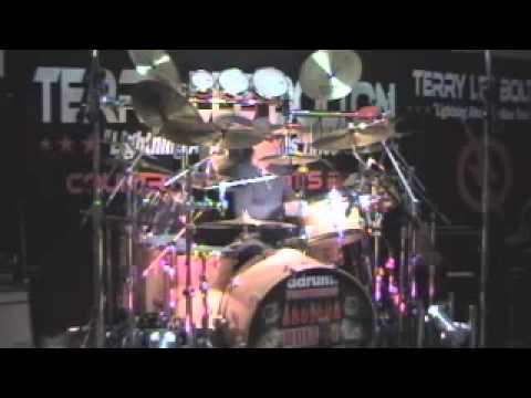 Terry Lee Bolton Drum Solo Bell Hop Keith Moon, John Bonham, Neil Peart, Tommy Lee & Don Brewer