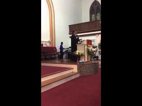 Evang Moises Alicea - Cantando en Baltimore MD