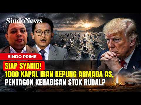 SIAP SYAHID! 1000 Kapal Iran Kepung Armada AS, Pentagon Kehabisan Stok Rudal? | Sindo Prime | 23/04