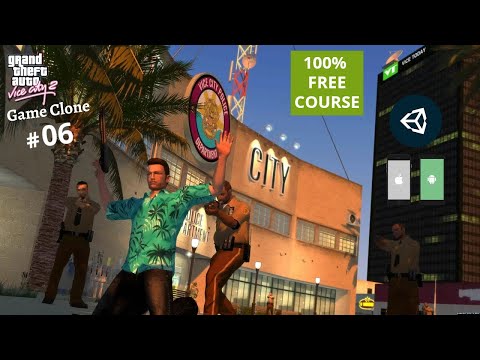 GTA Vice City 2 Unity Mobile iOS Android Grand Theft Auto Vice City Game Development Course 2024