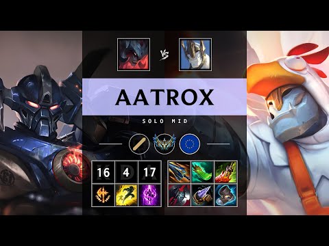 Aatrox Mid vs Galio: Godlike - EUW Challenger Patch 14.23