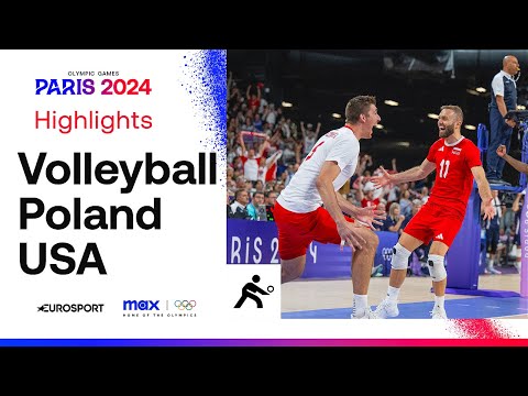 THRILLER IN PARIS! 😮‍💨 | Poland vs USA Volleyball Men's Semi-Final Highlights | #Paris2024 #Olympics