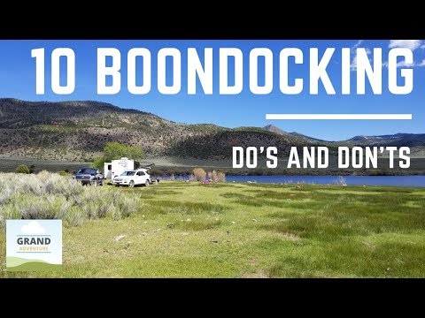 Ep. 84: 10 Boondocking Do's and Don'ts | RV camping tips tricks how-to etiquette