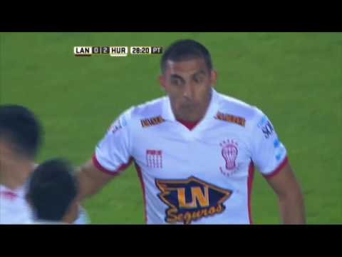 Gol de Ábila. Lanús 0 - Huracán 2. Fecha 16. Primera División 2016