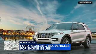 Ford recalling about 85,000 Explorer police vehicles