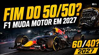 A F1 ADMITIU O ERRO! O PLANO PARA SALVAR OS MOTORES E O ESPETÁCULO EM 2027! #f1