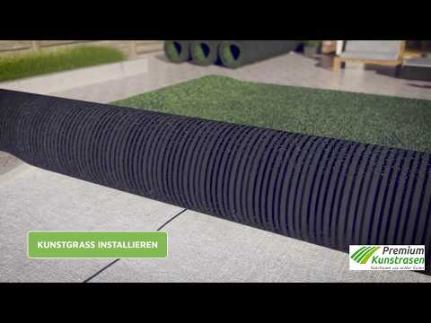 Kunstrasen verlegen - Verlegeanleitung für Kunstrasen - Wie verlege ich Kunstrasen im Garten?