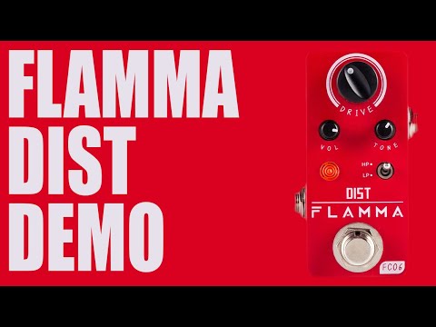 Демонстрация педали Flamma FC06 Distortion