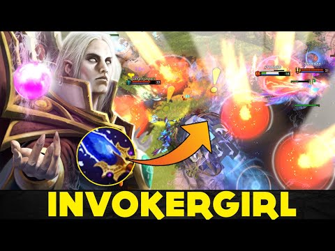 The Reason Why Pros fear her Invoker - EPIC Inv0kergirl Gameplay Compilation Dota 2