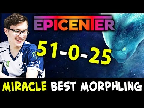 BEST Morphling of EPICENTER — 51/0/25 in all games by MIRACLE