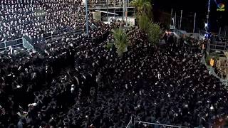 שידור חוזר - מעמד הדלקה באתרא קדישא מירון בראשות האדמו"ר מסאטמאר | Replay - Satmar Hadlukah in Meron