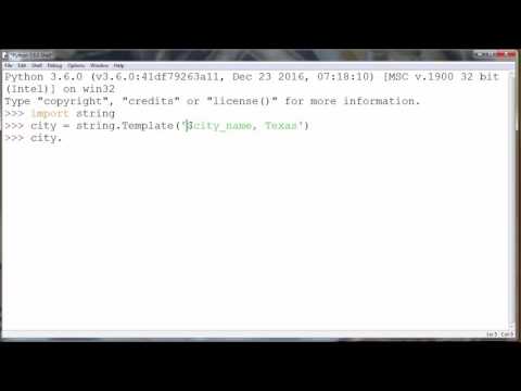 How To Substitute String With String Template In Python Programming Language