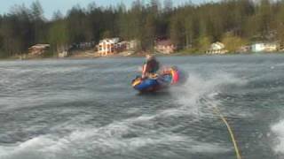 preview picture of video 'TUBING AT WAITTS LAKE!!!'