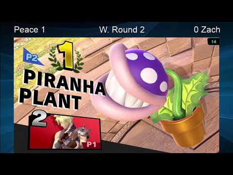 CWA Wifi Weekly 16 - Peace!2 (Piranha Plant, Inkling) vs Zach (Cloud) Winners Round 2