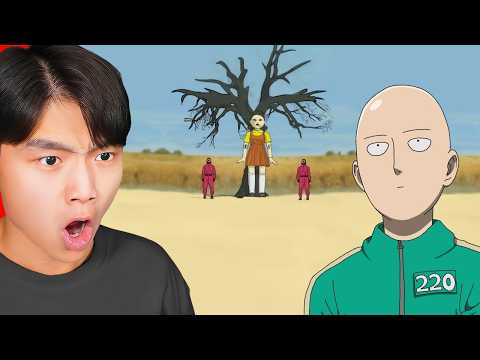 Saitama Joins SQUID GAMES