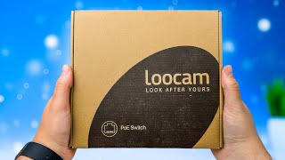 Loocam 5 Port Gigabit PoE Switch ASMR Unboxing!