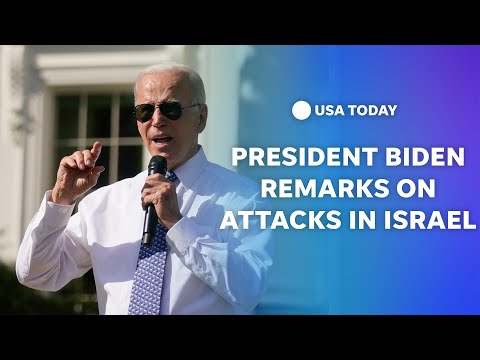 Watch live President Joe Biden delivers remarks on the attacks in Israel