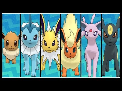 TEAM EVOLUTIVO DI EEVEE AL COMPLETO!