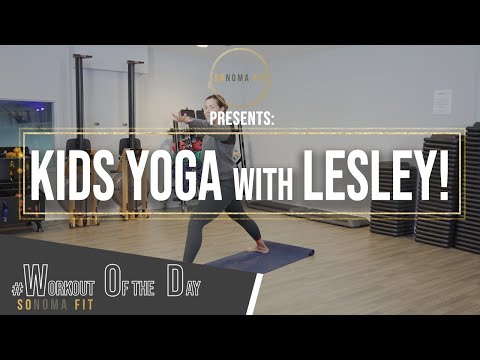 WHOLESOME FAMILY FITNESS FUN | Kids Yoga with Lesley! | Workout of the Day - SoFit TV