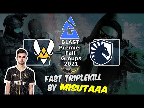 Fast TripleKill by Misutaaa with M4A4, Vitality vs Liquid, BLAST Premier Fall Groups 2021