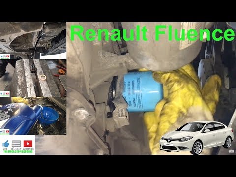 Renault Fluence OIL CHANGE - Renault Fluence Ölwechsel - Vidange Renault Fluence [TUTORIAL]