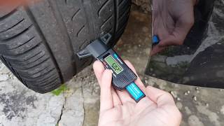 How To Use A Digital Tyre Depth Gauge Tread Checker