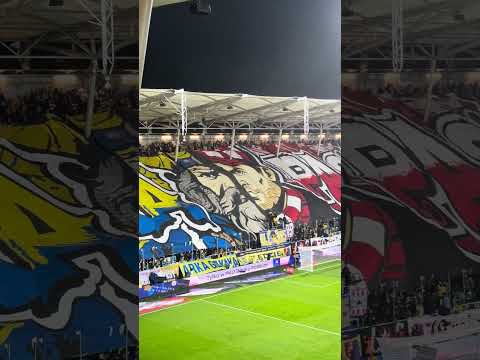 🇵🇱 #Arka #Gdynia #Pyro #KSCracovia #ultras #tifo