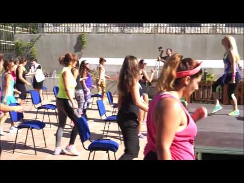 Valentina's Zumba Sentao class in Balchik 2016