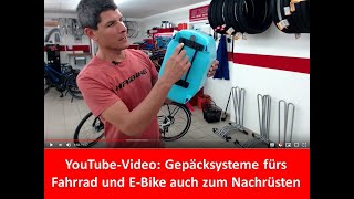 Gepäcksysteme und Gepäckträger fürs Fahrrad und E Bike