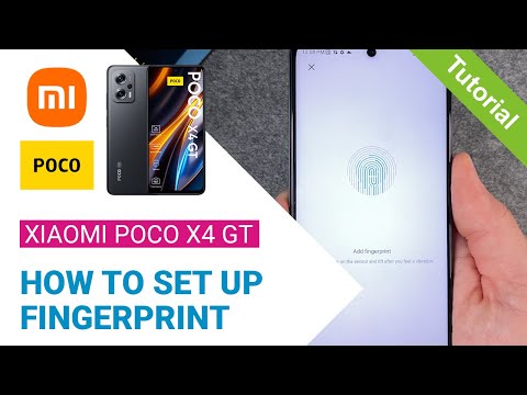 Xiaomi POCO X4 GT - How to set up Fingerprint • 📱 • 👆🏼 • 🔐 • Tutorial