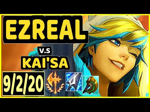 EZREAL vs KAI'SA - 9/2/20 KDA BOTTOM ADC GAMEPLAY - NA Ranked GRANDMASTER