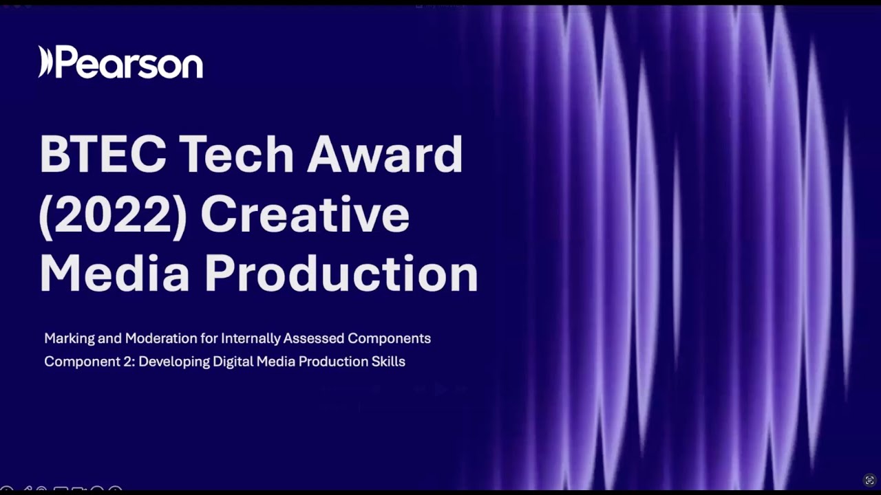 BTEC Tech Award in Creative Media Production (2022): Marking and moderation for Component 2