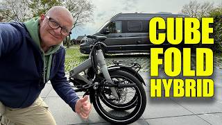 Dé ultieme vouwfiets voor op de camping: Cube Fold Hybrid getest! - Campingtrend