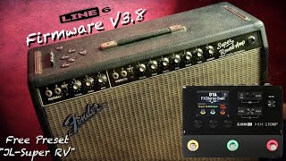 『HX Stomp』New Firmware 3.8 Free Preset "JL-Super RV STM" by Jimmy Lin (No Talking)