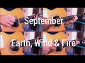 September - Earth, Wind & Fire - Acoustic Solo Guitar - Arranged by Kent Nishimura