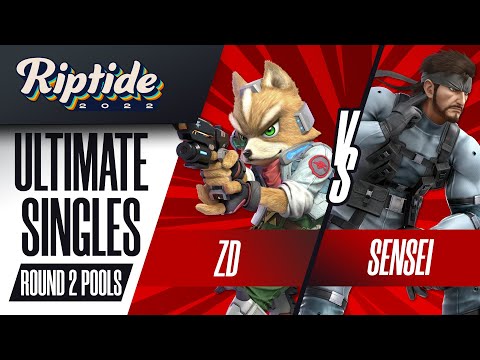 ZD vs Sensei - Ultimate Singles R2 Pools - Riptide 2022 | Fox vs Snake