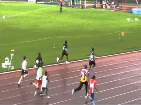 YAL 17th July 11 U13 boys 100m Kesi Oludoyi 12.35