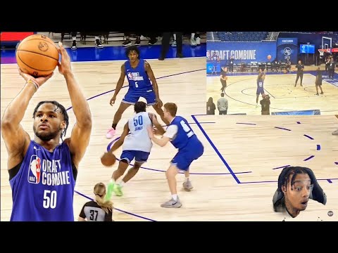 FlightReacts To Bronny James First Look at NBA 2024 Draft Combine & Scrimmage!